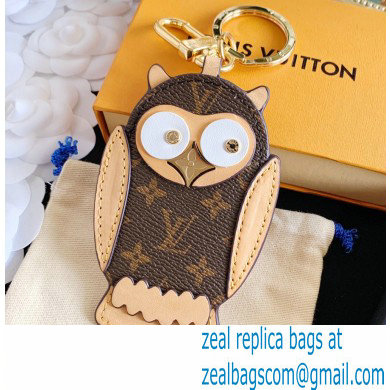 Louis Vuitton Owl Bag Charm and Key Holder M69482 Brown - Click Image to Close