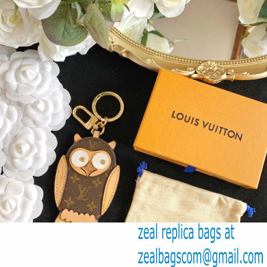 Louis Vuitton Owl Bag Charm and Key Holder M69482 Brown