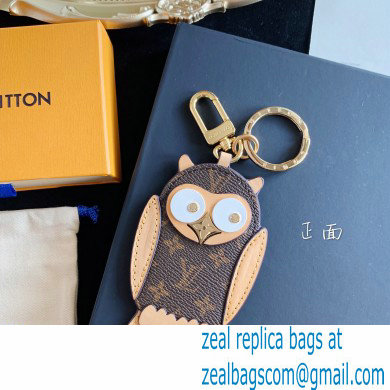 Louis Vuitton Owl Bag Charm and Key Holder M69482 Brown