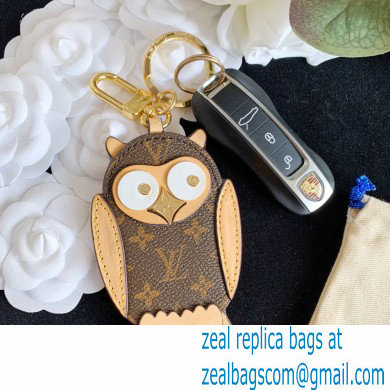 Louis Vuitton Owl Bag Charm and Key Holder M69482 Brown