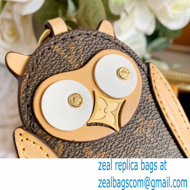 Louis Vuitton Owl Bag Charm and Key Holder M69482 Brown - Click Image to Close