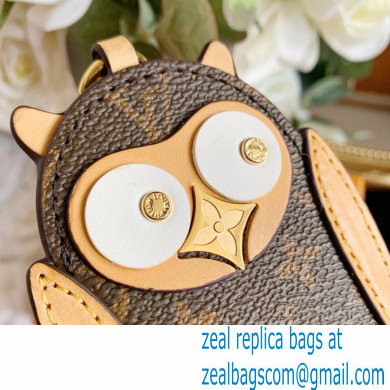 Louis Vuitton Owl Bag Charm and Key Holder M69482 Brown