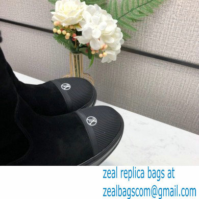 Louis Vuitton Shearling Ankle Boots Black 2020 - Click Image to Close