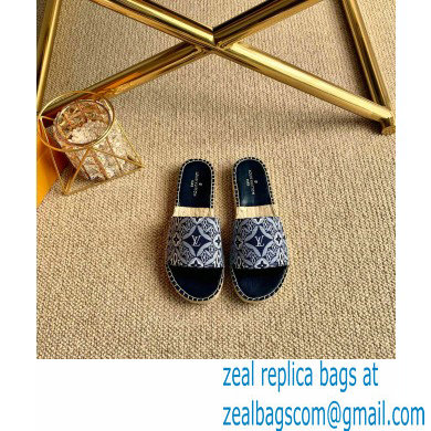 Louis Vuitton Since 1854 Espadrilles Slippers Sandals Black 2020