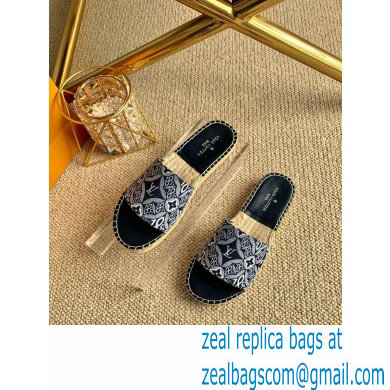 Louis Vuitton Since 1854 Espadrilles Slippers Sandals Black 2020