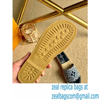 Louis Vuitton Since 1854 Espadrilles Slippers Sandals Black 2020