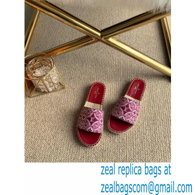 Louis Vuitton Since 1854 Espadrilles Slippers Sandals Red 2020 - Click Image to Close