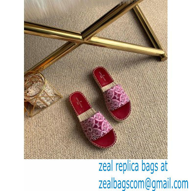 Louis Vuitton Since 1854 Espadrilles Slippers Sandals Red 2020 - Click Image to Close