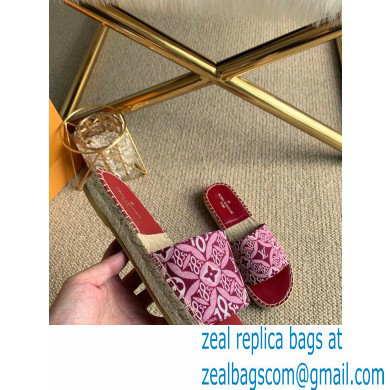 Louis Vuitton Since 1854 Espadrilles Slippers Sandals Red 2020