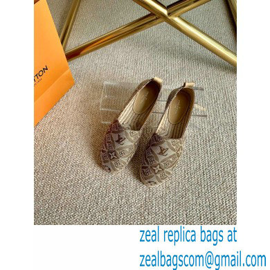 Louis Vuitton Since 1854 Starboard Flat Espadrilles Brown 2020