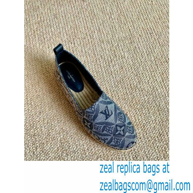 Louis Vuitton Since 1854 Starboard Flat Espadrilles Gray 2020