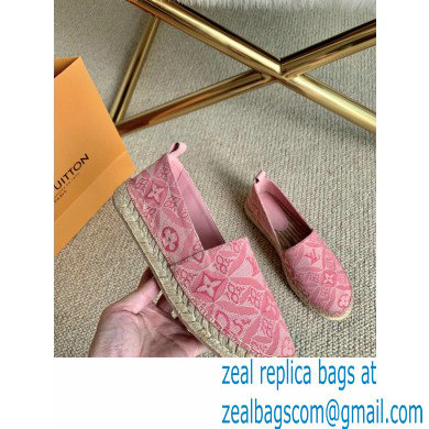 Louis Vuitton Since 1854 Starboard Flat Espadrilles Pink 2020