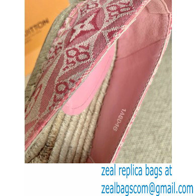 Louis Vuitton Since 1854 Starboard Flat Espadrilles Pink 2020