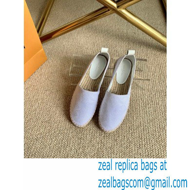 Louis Vuitton Since 1854 Starboard Flat Espadrilles White 2020 - Click Image to Close