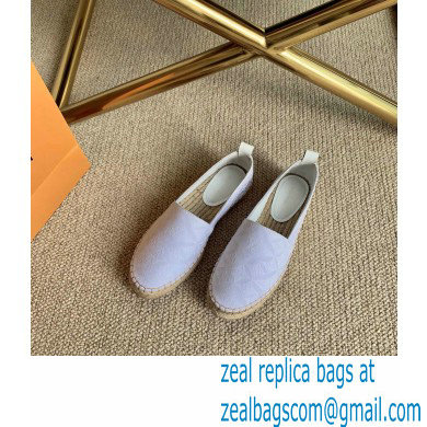 Louis Vuitton Since 1854 Starboard Flat Espadrilles White 2020 - Click Image to Close