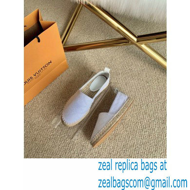 Louis Vuitton Since 1854 Starboard Flat Espadrilles White 2020