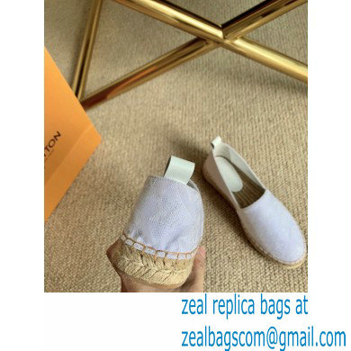 Louis Vuitton Since 1854 Starboard Flat Espadrilles White 2020