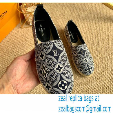 Louis Vuitton Since 1854 Starboard Flat Women's/Men's Espadrilles Black 2020