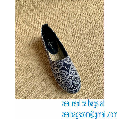 Louis Vuitton Since 1854 Starboard Flat Women's/Men's Espadrilles Black 2020 - Click Image to Close