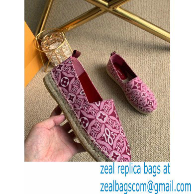 Louis Vuitton Since 1854 Starboard Flat Women's/Men's Espadrilles Red 2020 - Click Image to Close