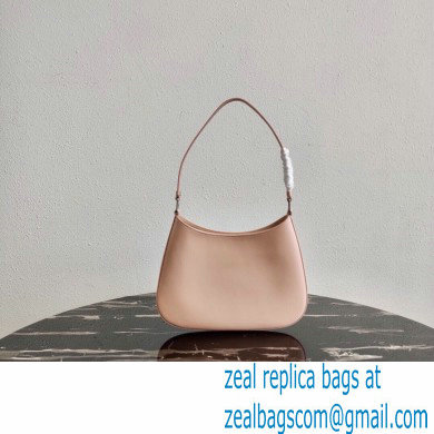 Prada Cleo Brushed Leather Shoulder Bag 1BC499 Orchid Pink 2020 - Click Image to Close