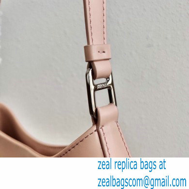 Prada Cleo Brushed Leather Shoulder Bag 1BC499 Orchid Pink 2020 - Click Image to Close