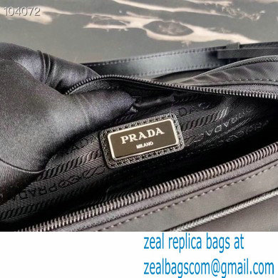 Prada Fabric and Leather Belt Bag 1BL012 Black 2020