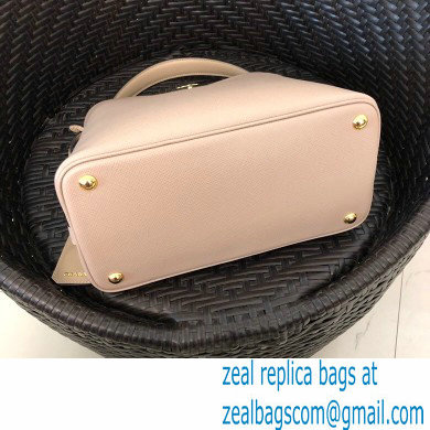 Prada Medium Saffiano Leather Matinee Bag 1BA282 Beige 2020