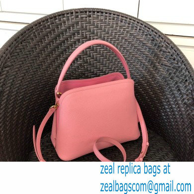 Prada Medium Saffiano Leather Matinee Bag 1BA282 Pink 2020