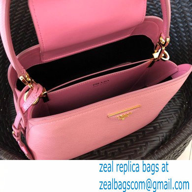Prada Medium Saffiano Leather Matinee Bag 1BA282 Pink 2020
