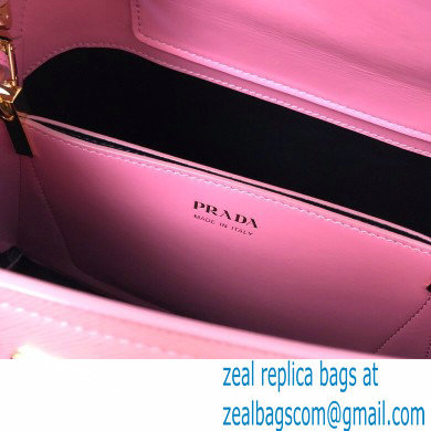 Prada Medium Saffiano Leather Matinee Bag 1BA282 Pink 2020