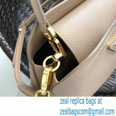 Prada Micro Saffiano Leather Matinee Bag 1BA286 Beige 2020