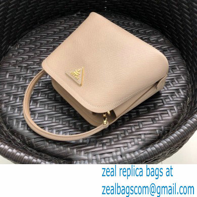 Prada Micro Saffiano Leather Matinee Bag 1BA286 Beige 2020 - Click Image to Close