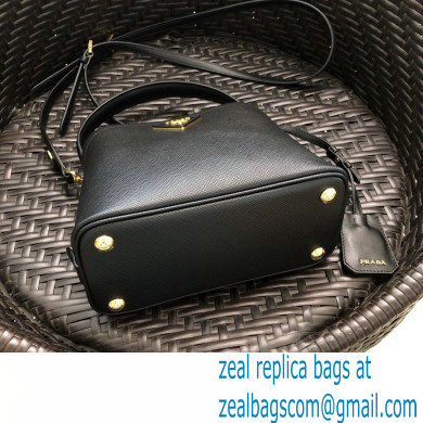 Prada Micro Saffiano Leather Matinee Bag 1BA286 Black 2020