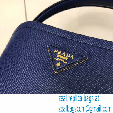 Prada Micro Saffiano Leather Matinee Bag 1BA286 Blue 2020