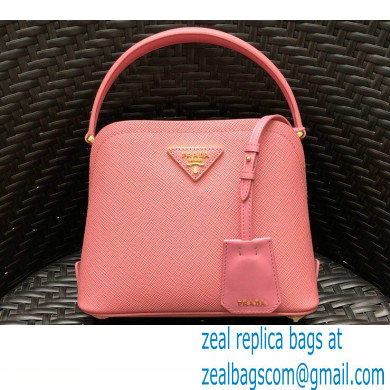 Prada Micro Saffiano Leather Matinee Bag 1BA286 Pink 2020