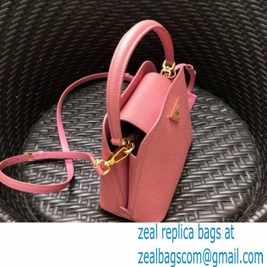 Prada Micro Saffiano Leather Matinee Bag 1BA286 Pink 2020