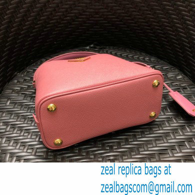 Prada Micro Saffiano Leather Matinee Bag 1BA286 Pink 2020