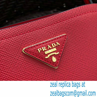 Prada Micro Saffiano Leather Matinee Bag 1BA286 Red 2020
