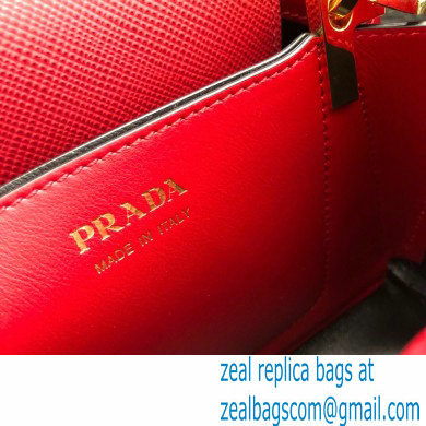 Prada Micro Saffiano Leather Matinee Bag 1BA286 Red 2020