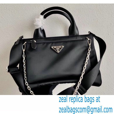 Prada Nylon Tote Bag with Detachable Pouch 1BG364 2020 - Click Image to Close