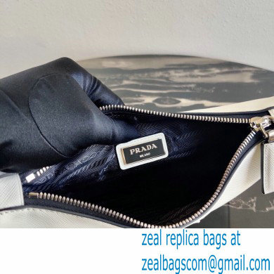 Prada Saffiano Leather Cross-Body Bag 2VH113 White with Strap 2020