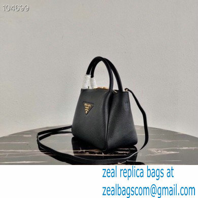 Prada Small Leather HandBag 1BC145 Black 2020