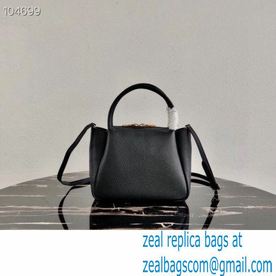 Prada Small Leather HandBag 1BC145 Black 2020