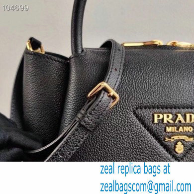 Prada Small Leather HandBag 1BC145 Black 2020