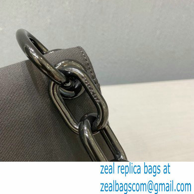 Prada Vintage Chain Shoulder Bag 6671 Fabric Black 2020