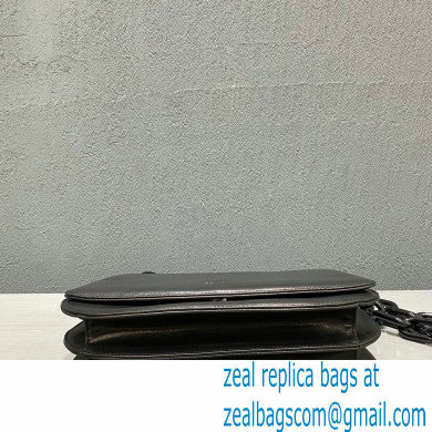 Prada Vintage Chain Shoulder Bag 6671 Leather Black 2020