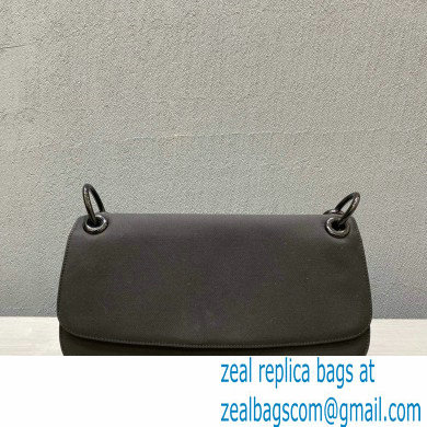 Prada Vintage Chain Shoulder Bag 6690 Fabric Black 2020