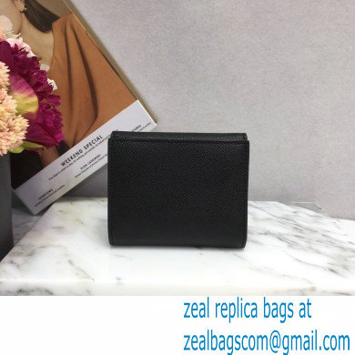 Valentino Compact VSLING Calfskin Wallet Black 2020