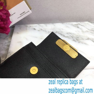 Valentino Compact VSLING Calfskin Wallet Black 2020